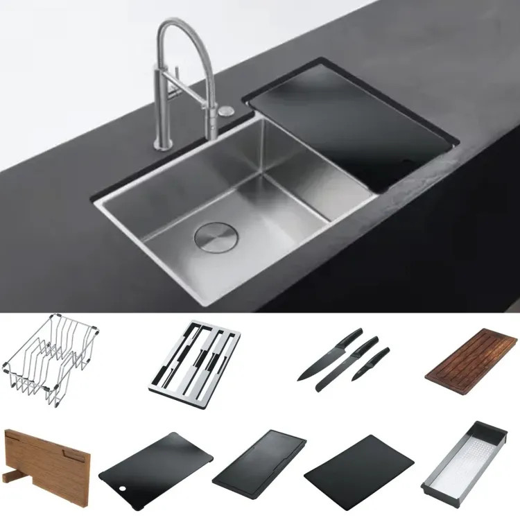 Franke Culinary Center 35" x 21-1/2" Undermount Double-Bowl Workstation Kitchen Sink, Stainless Steel - CUX16021-W (122.0570.964)