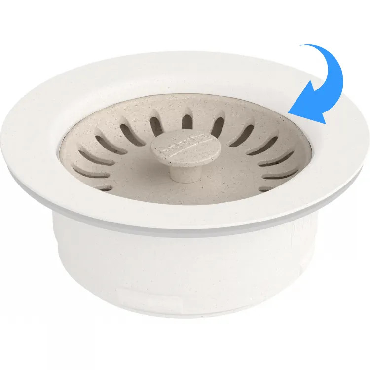 Franke Colorline Basket Strainer Replacement for Disposer Flange, Champagne - WD-900-CHA-BASKET