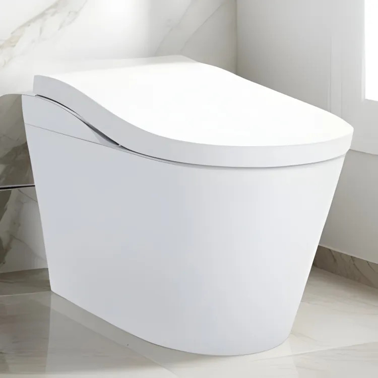 TOTO Neorest LS Smart Toilet with WASHLET Bidet Seat, 1.0/0.8 GPF, Cotton White w/ Silver - MS8732CUMFG#01S