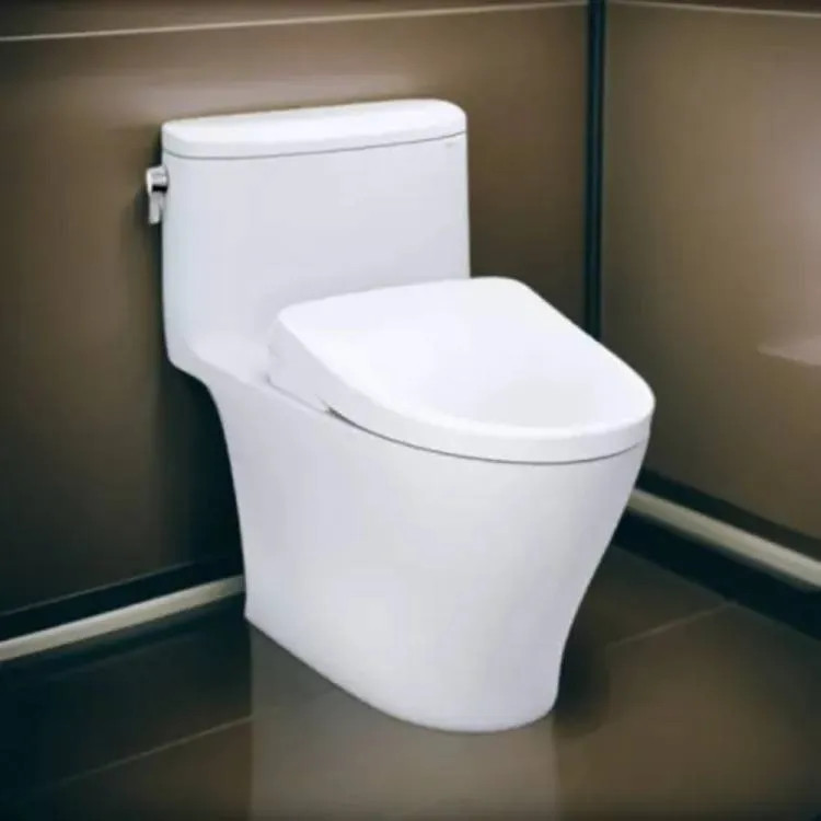 TOTO Nexus 1G WASHLET+ One-Piece Toilet with S7A Bidet Seat, Auto-Open/Close, 1.0 GPF, Auto-Flush, Cotton White - MW6424736CUFGA#01