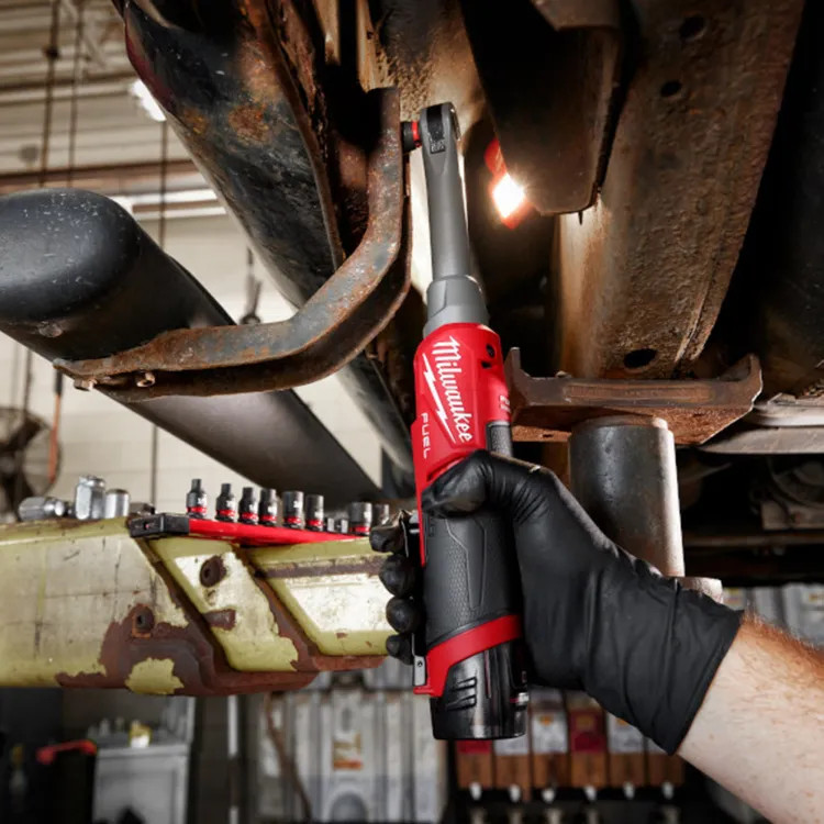 Milwaukee M12 FUEL 1/4" Extended Reach High Speed Ratchet (Tool Only), Lithium-Ion, Brushless, and Cordless  - 2568-20 