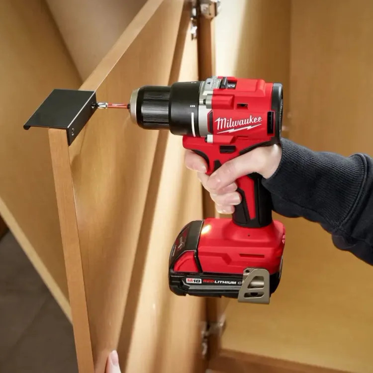 Milwaukee M18 Compact Brushless 1/2" Drill/Driver Kit with CP2.0 Battery, Multi-Voltage Charger, and Contractor Bag - 3601-22CT