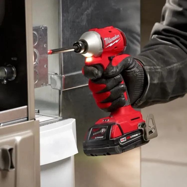 Milwaukee M18 Compact Brushless 1/4" Hex 3-Speed Impact Driver, Tool Only - 3651-20