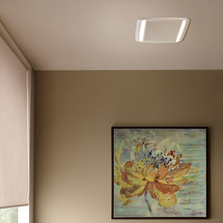 BROAN-NUTONE RB80L1 ULTRA PRO SERIES 80 CFM VENTILATION FAN LIGHT, <0.3 SONES"