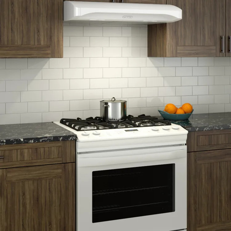 Broan-NuTone Alta 2 Series 30-inch Convertible Under-Cabinet Range Hood, White - ALT230WW