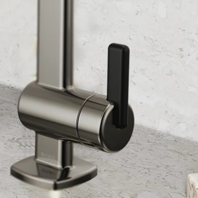 Brizo Allaria Lavatory Faucet Lever Handle Kit, ADA, Matte Black / Brilliance Black Onyx - RP101996BNXBL