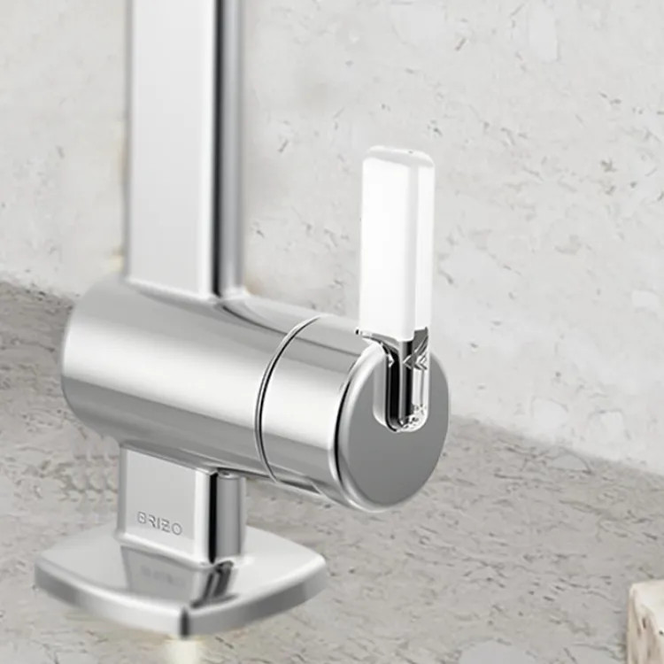 Brizo Allaria Lavatory Faucet Lever Handle Kit, ADA, Polished Chrome / Clear - RP101996PCCL