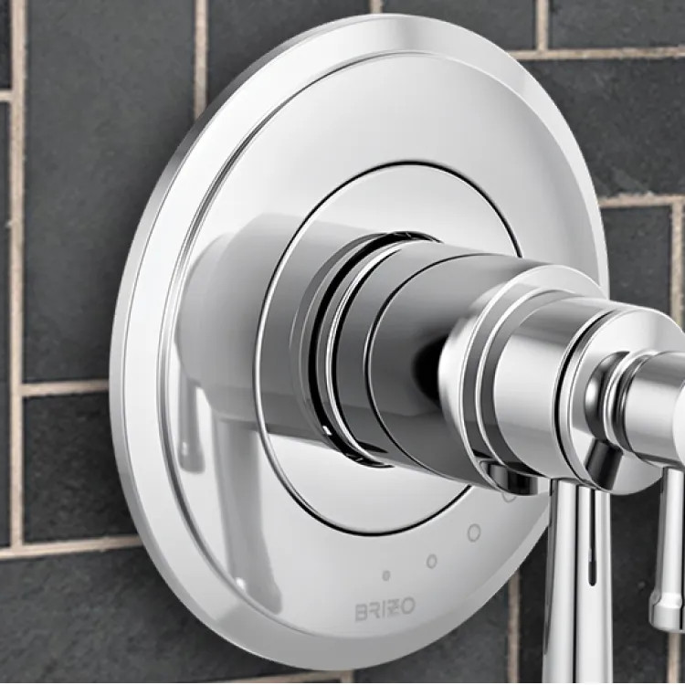 Brizo Atavis Escutcheon for Thermostatic Valve, Polished Chrome - RP100614PC