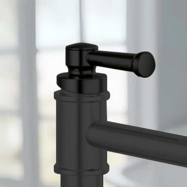 Brizo Atavis Bathroom Faucet Lever Handle Assembly, Matte Black - RP100598BL