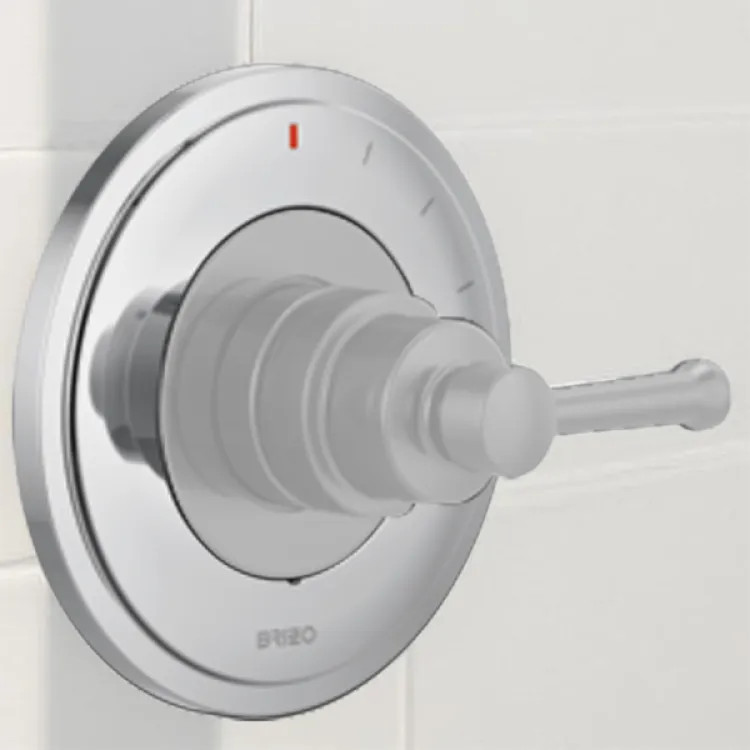 Brizo Atavis 6" Round Escutcheon, Polished Chrome - RP100608PC