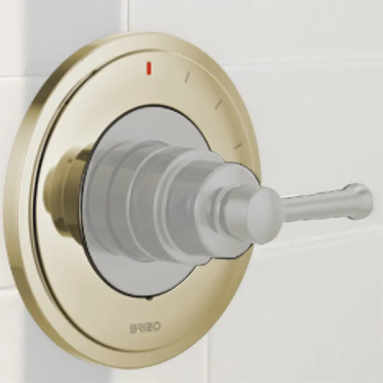 Brizo Atavis 6" Round Escutcheon, Brilliance Polished Nickel - RP100608PN