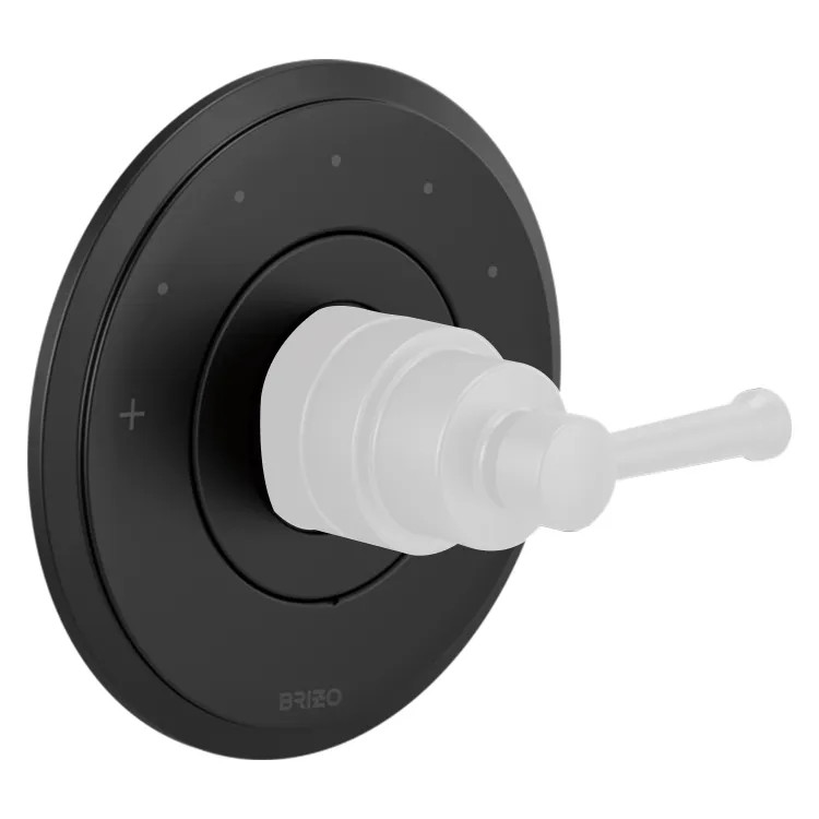 Brizo Atavis 7" Round Escutcheon, Matte Black - RP100606BL
