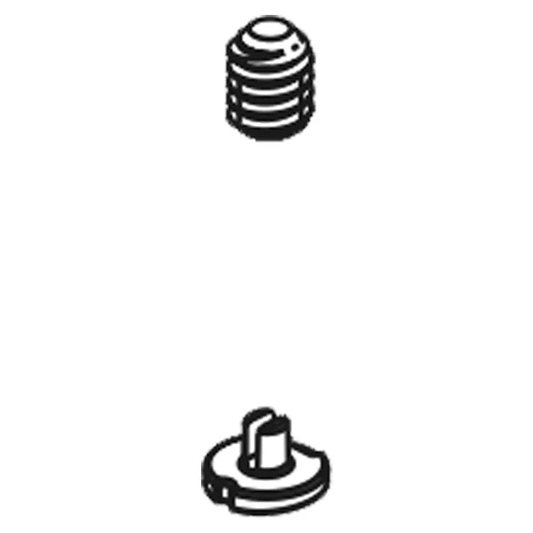 Brizo Invari Screw-Set, Button, and Wrench for Thermostatic Valve Trim, Brilliance Polished Nickel - RP101150PN