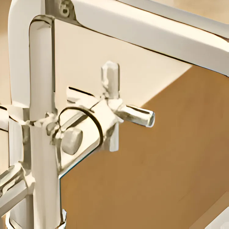 Brizo Invari Cross Handle Kit for Floor Mount Tub Filler, Brilliance Polished Nickel - HX7076-PN