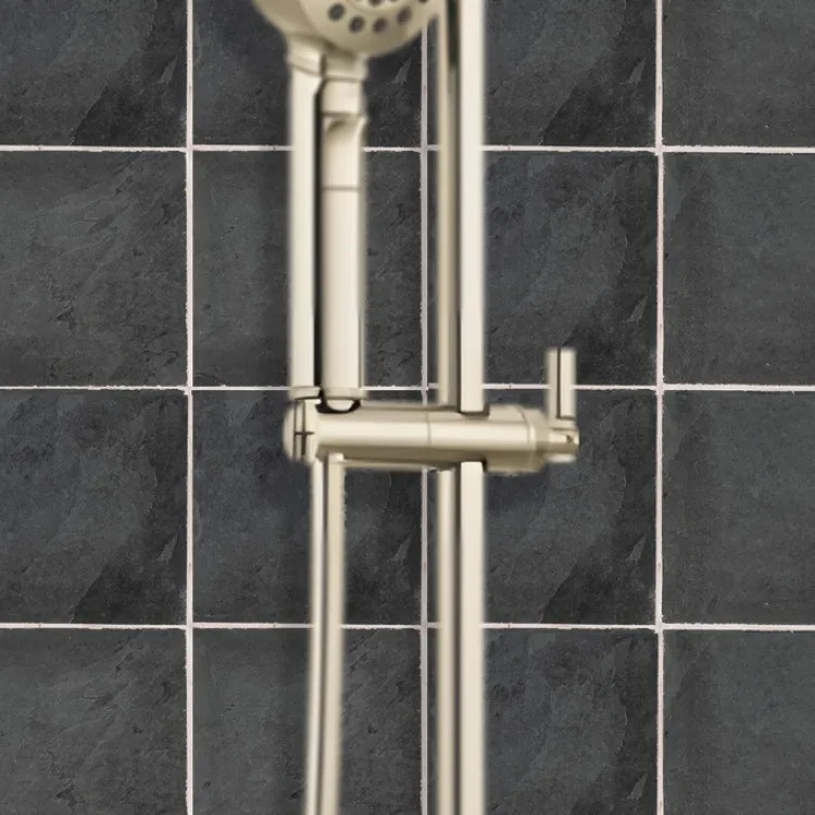 Brizo Slide Bar Hand Shower Holder for Invari Collection Multi-Function Handshower, Brilliance Polished Nickel - RP101166PN
