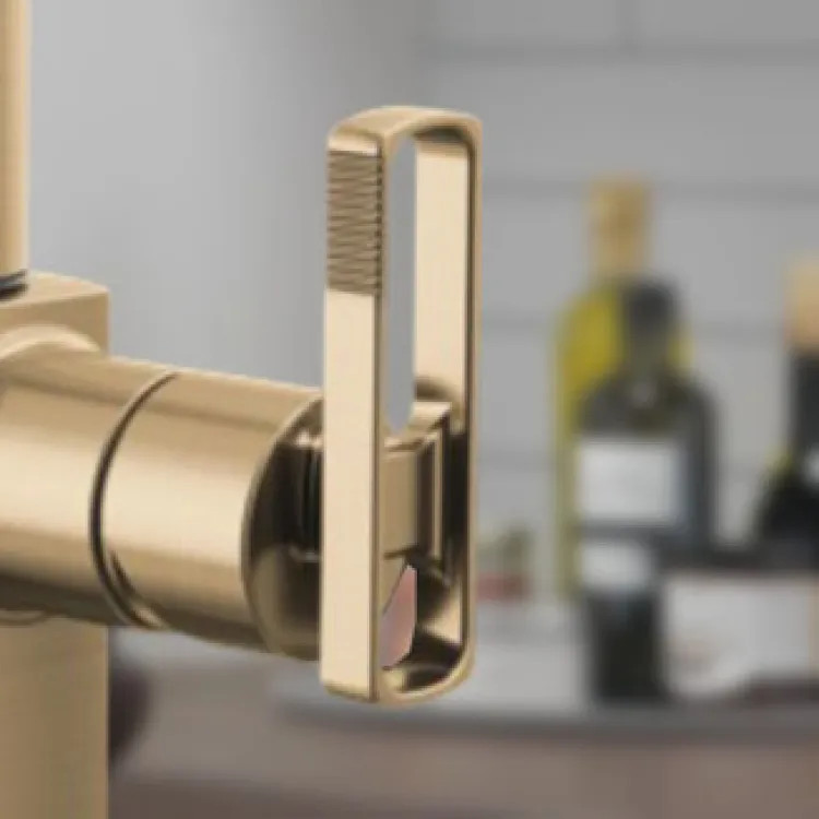 Brizo Kintsu Bar Faucet Knob Handle Kit, Lumicoat Luxe Gold - HLB007-GL-L