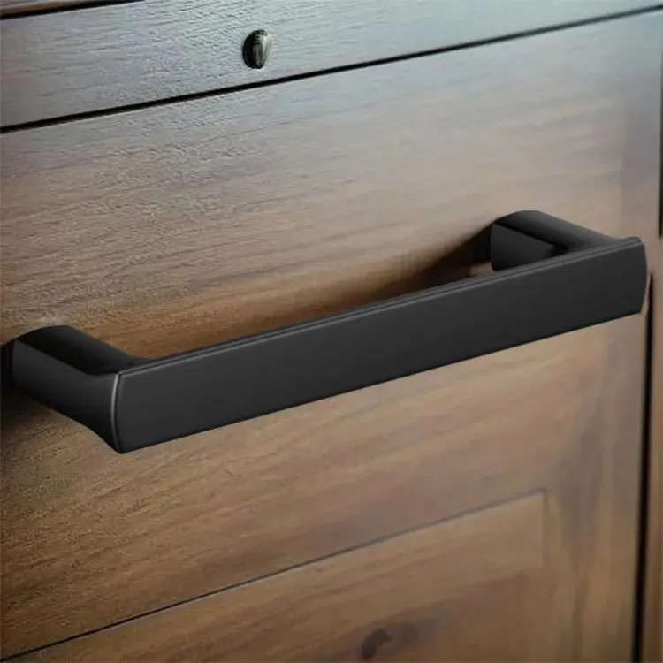 Brizo Kintsu 4" Metal Drawer Pull, Matte Black - 699106-BL