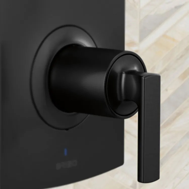 Brizo Kintsu Pressure Balance Valve Trim Lever Handle Kit, Matte Black - HL60P06-BL