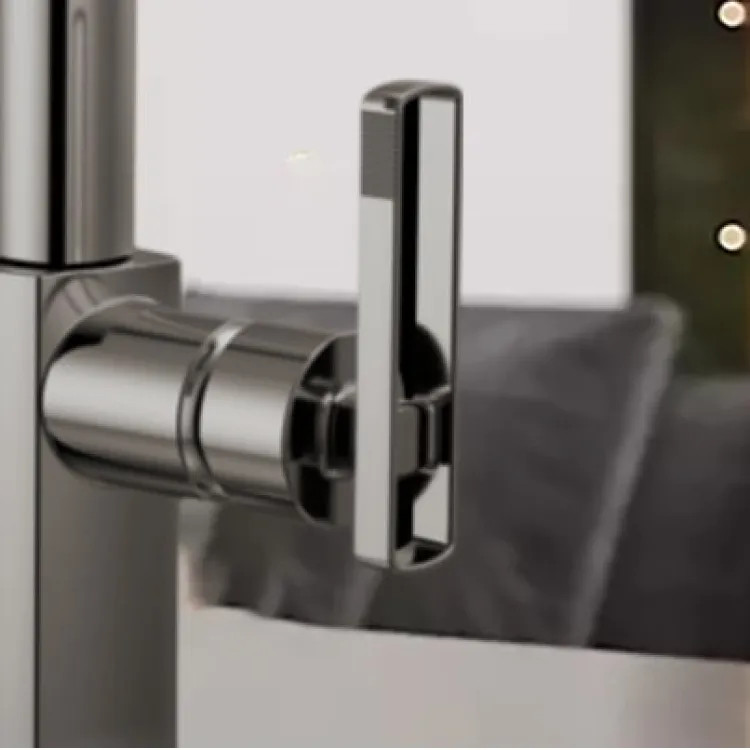 Brizo Kintsu Pull-Down Faucet Knob Handle Kit, Lumicoat Black Onyx - HLK007-BNX-L