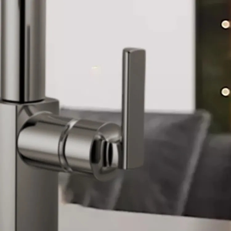 Brizo Kintsu Pull-Down Faucet Lever Handle Kit, Lumicoat Black Onyx - HLK006-BNX-L