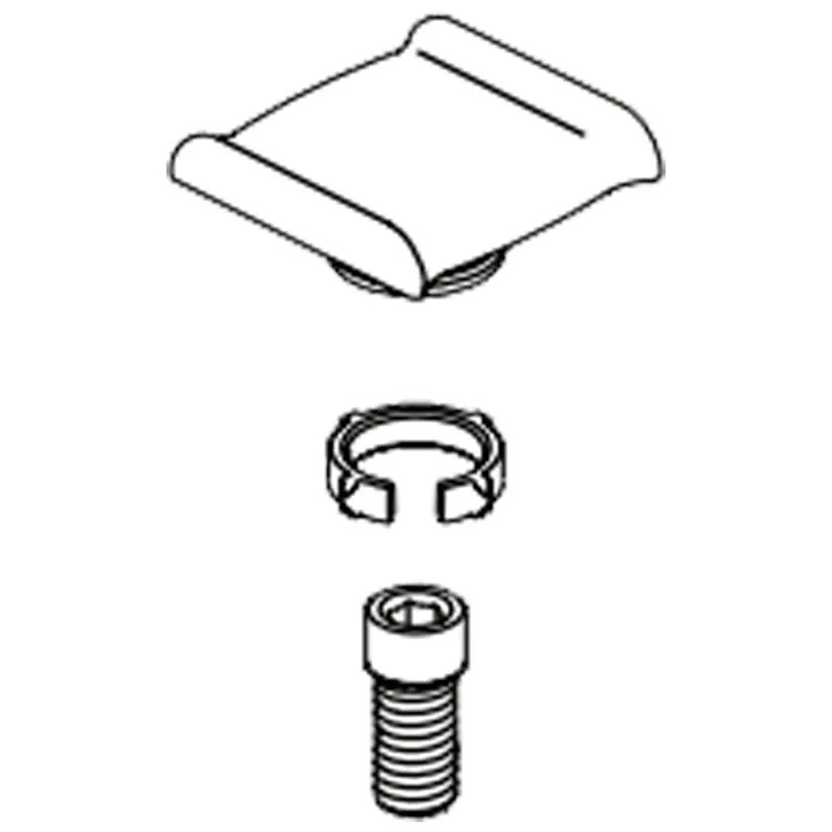 Brizo Kintsu Screw and Cap for Thermostatic Valve Trim, Polished Chrome - RP101592PC