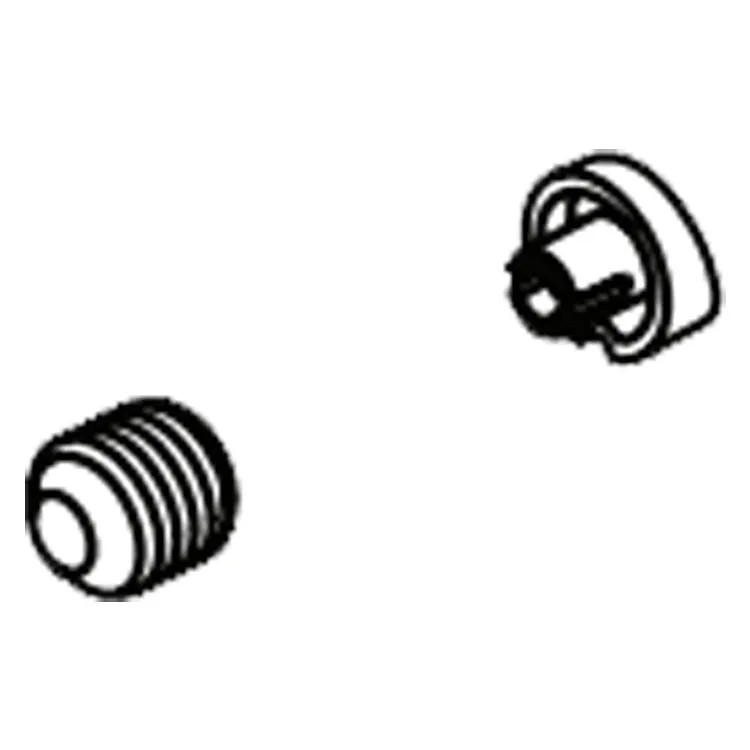 Brizo Kintsu Set Screw and Cover for Two-Handle Tub Filler, Polished Chrome - RP101560PC