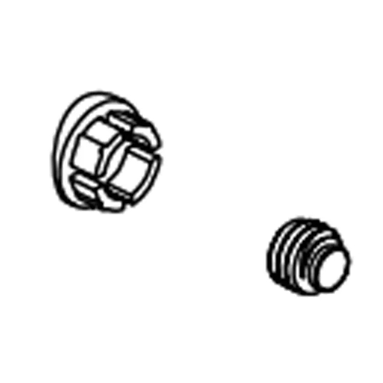 Brizo Kintsu Set Screw and Button Cover for Thermostatic Valve Trim, Polished Chrome - RP101590PC