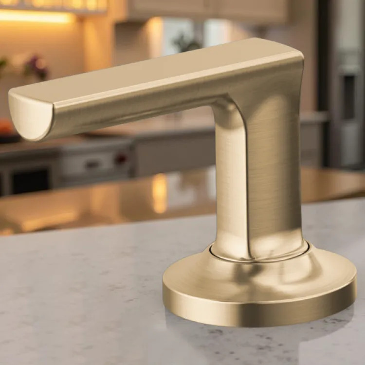 Brizo Kintsu Widespread Pull-Down Faucet Lever Handle Kit, Lumicoat Luxe Gold - HK006-GL-L