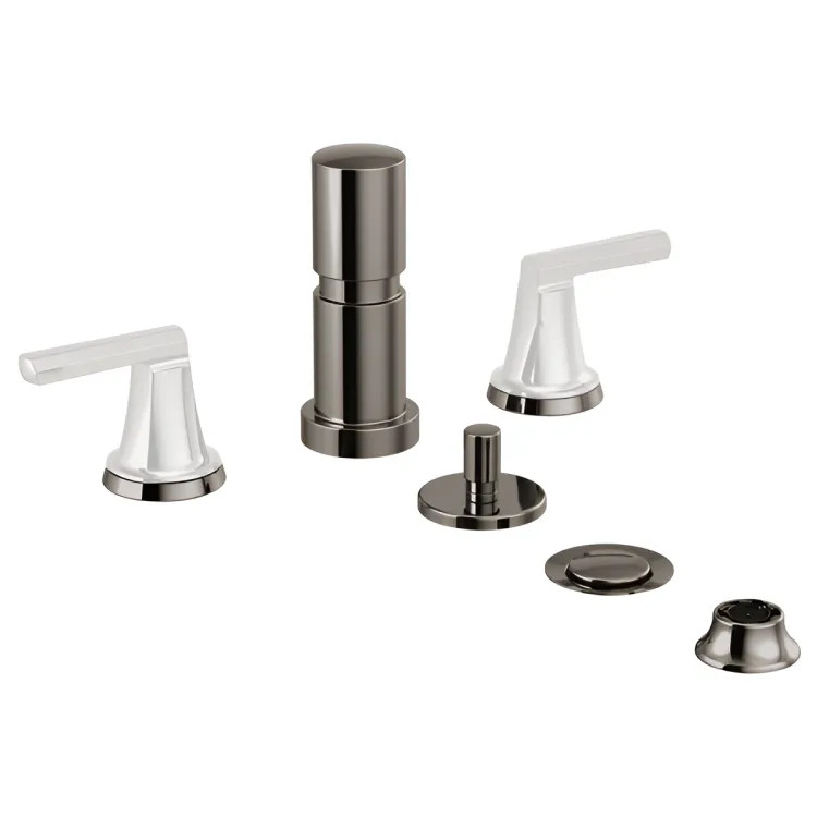 Brizo Levoir Bidet Faucet, Less Handles, Brilliance Black Onyx - 68498-BNXLHP