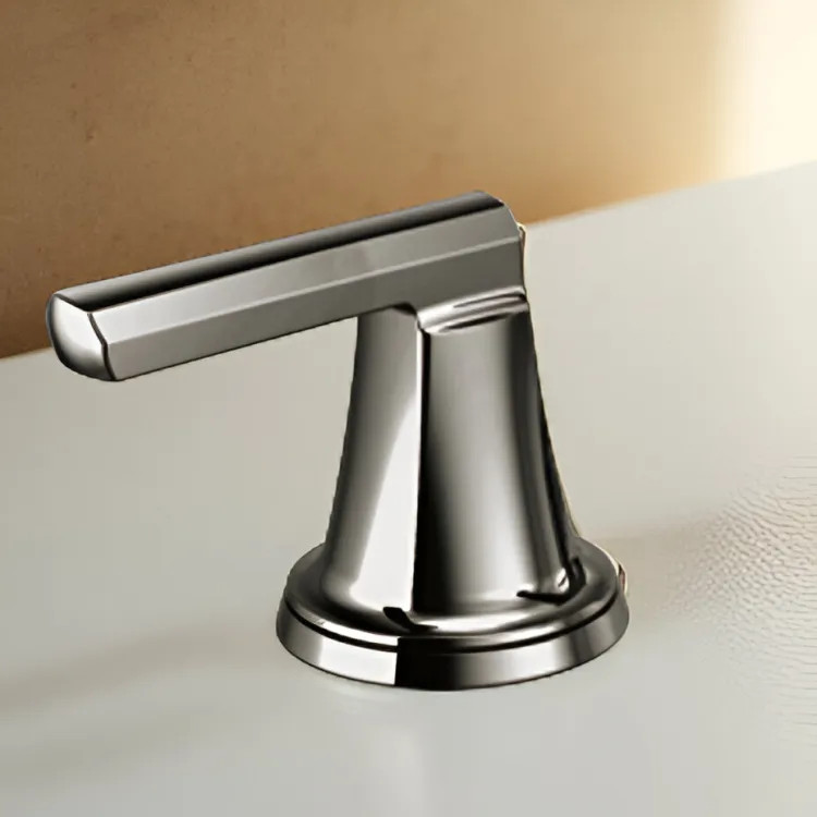 Brizo Levoir Lever Handle Kit for Roman Tub Faucet, Brilliance Black Onyx - HL698-BNX