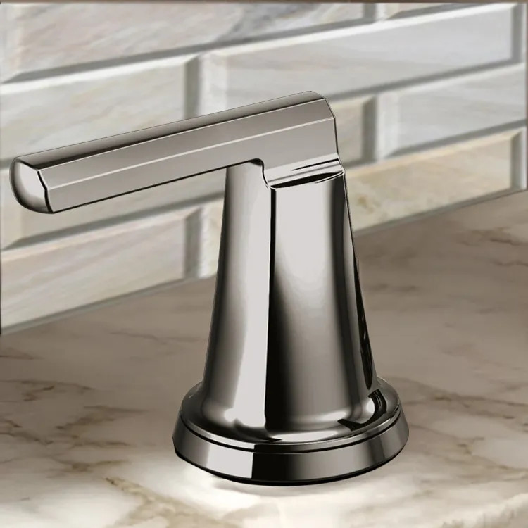 Brizo Levoir Widespread Lavatory Faucet High Lever Handle Kit, ADA, Brilliance Black Onyx - HL5398-BNX
