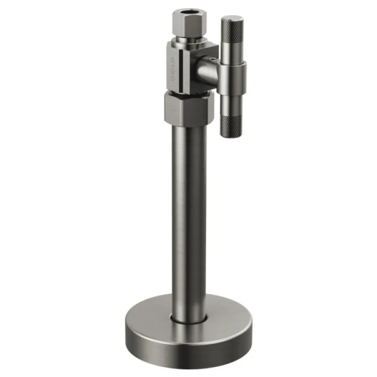 Brizo Litze Straight Supply Stop Valve with Lever Handle, Brilliance Luxe Steel - BT021205-SL