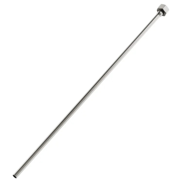 Brizo 3/8" x 1/2" x 20" Supply Lines, Copper, Compression, Brilliance Luxe Nickel - BT01201-NK