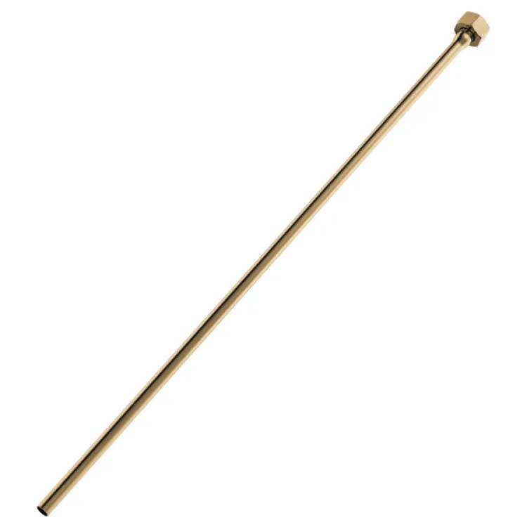 Brizo 3/8" x 1/2" x 20" Supply Lines, Copper, Compression, Brilliance Polished Gold - BT01201-PG