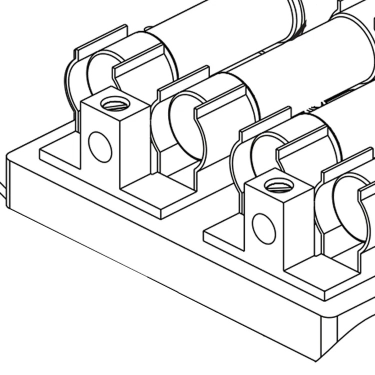 Brizo Fuse Block for Brizo Steam Shower, 3-Pole, 6-Fuse, 60 A - EP103864