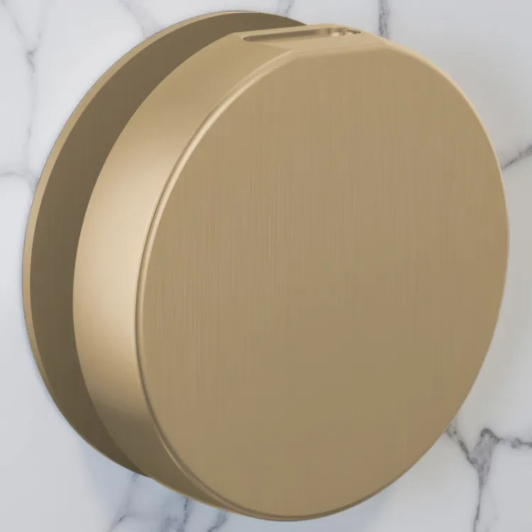 Brizo Mystix Contemporary Round Steam Head, Brilliance Luxe Gold - RP103313GLL