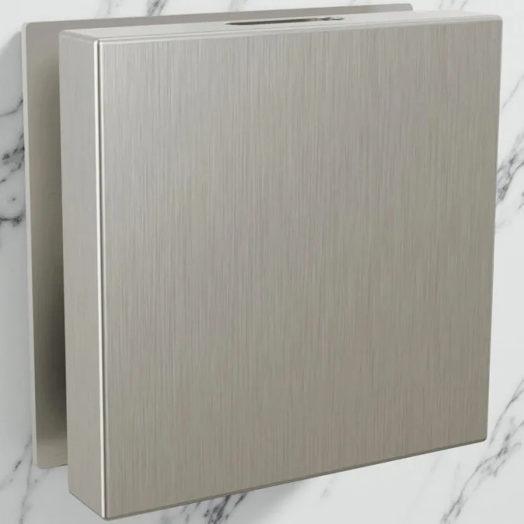 Brizo Mystix Linear Square Steam Head, Brilliance Luxe Nickel - RP103312NKL