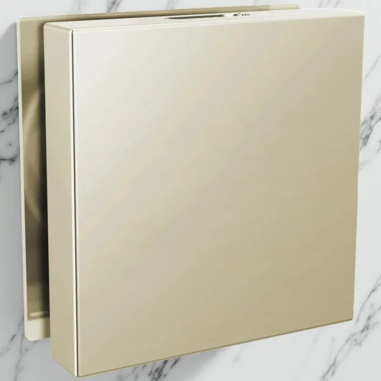 Brizo Mystix Linear Square Steam Head, Brilliance Polished Nickel - RP103312PNL