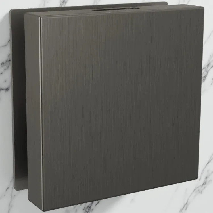 Brizo Mystix Linear Square Steam Head, Brilliance Luxe Steel - RP103312SLL