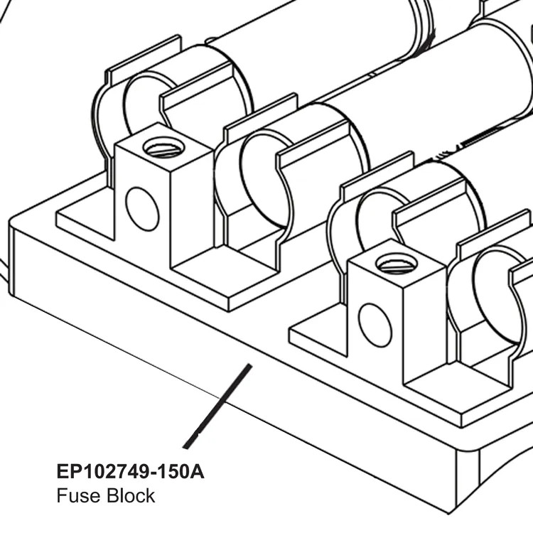 Brizo Terminal Block for Brizo Steam Shower, 3 Position, 150A - EP102749