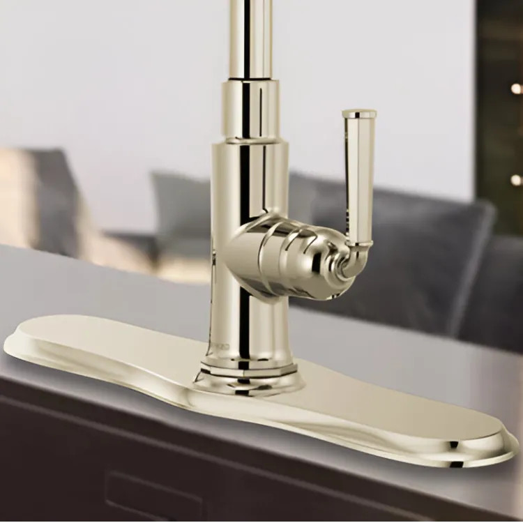 Brizo Escutcheon Plate for Rook Series Kitchen Faucet, Brilliance Polished Nickel - RP100299PN