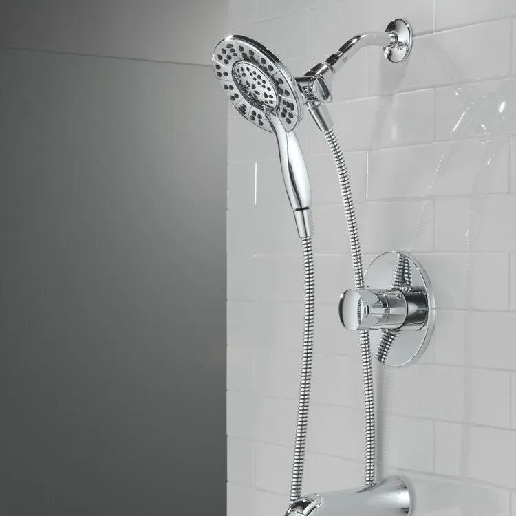 Delta Albion Monitor 14 Series Tub and Shower Trim with In2ition Hand Shower, TouchClean, ADA, Chrome - T144855-I