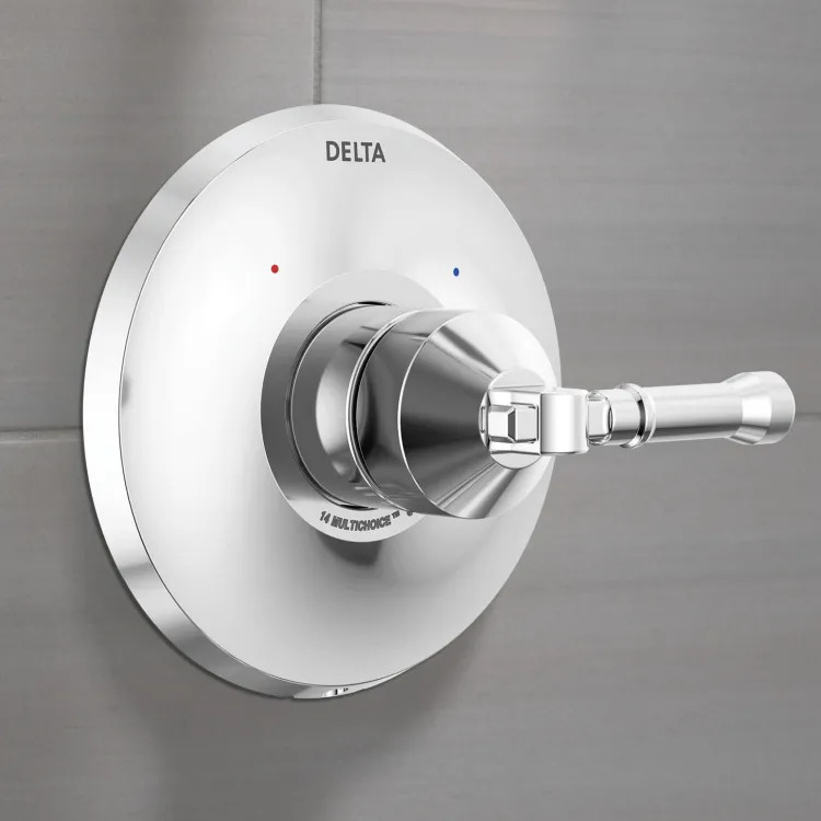 Delta Broderick Monitor 14 Series Valve Only Trim, ADA, MultiChoice, Lumicoat Chrome - T14084-PR