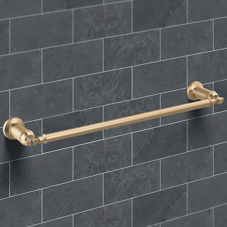 Delta Broderick 18" Towel Bar, Champagne Bronze - 78418-CZ