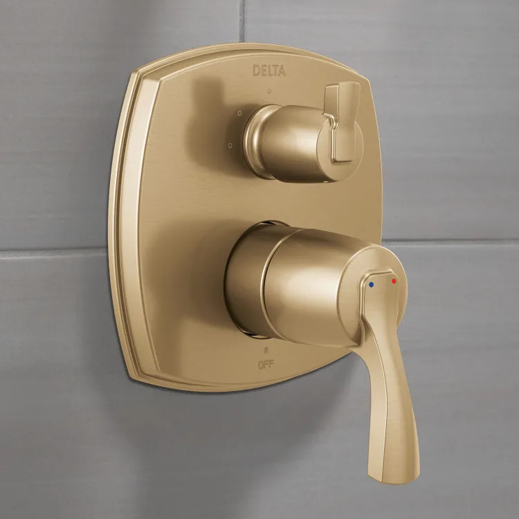Delta Stryke Monitor 14 Series Valve Only Trim With Three Settings, (Less Handle), ADA, Lumicoat Champagne Bronze - T24876-CZ-PR-LHP