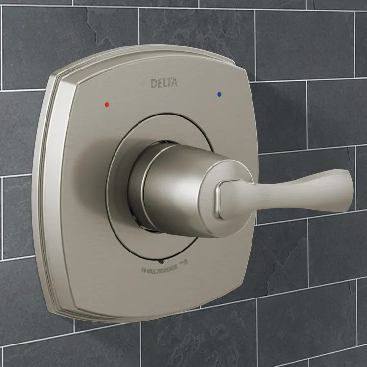 Delta Stryke Monitor 14 Series Valve Only Trim, MultiChoice Universal Valve, ADA, Lumicoat Stainless - T14076-SS-PR