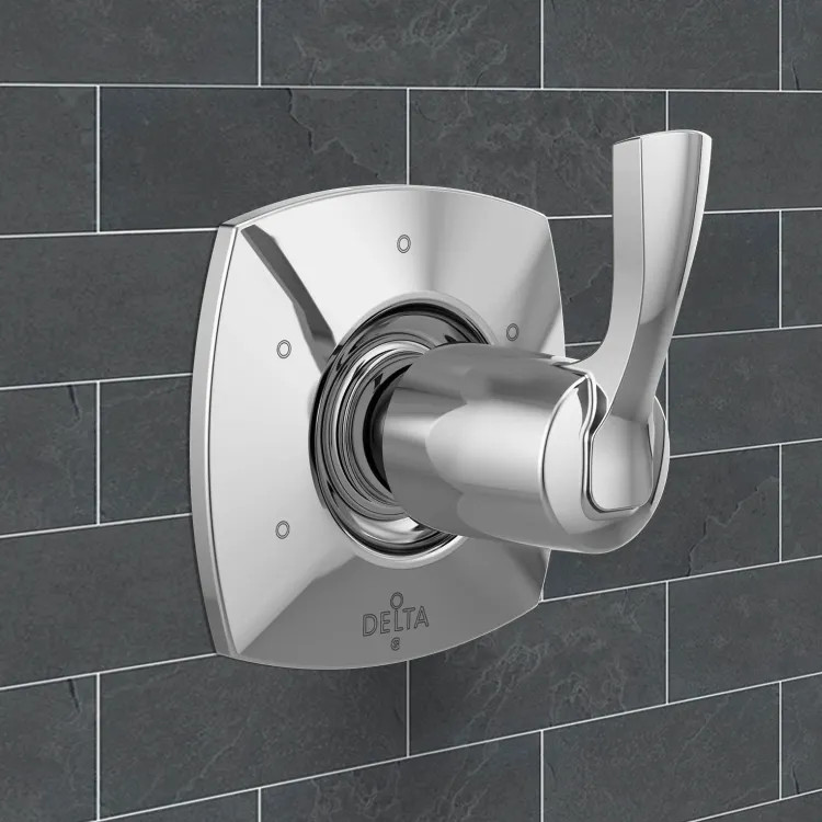 Delta Stryke Diverter Trim With Six Function, Single Lever Handle, ADA, Lumicoat Chrome - T11976-PR