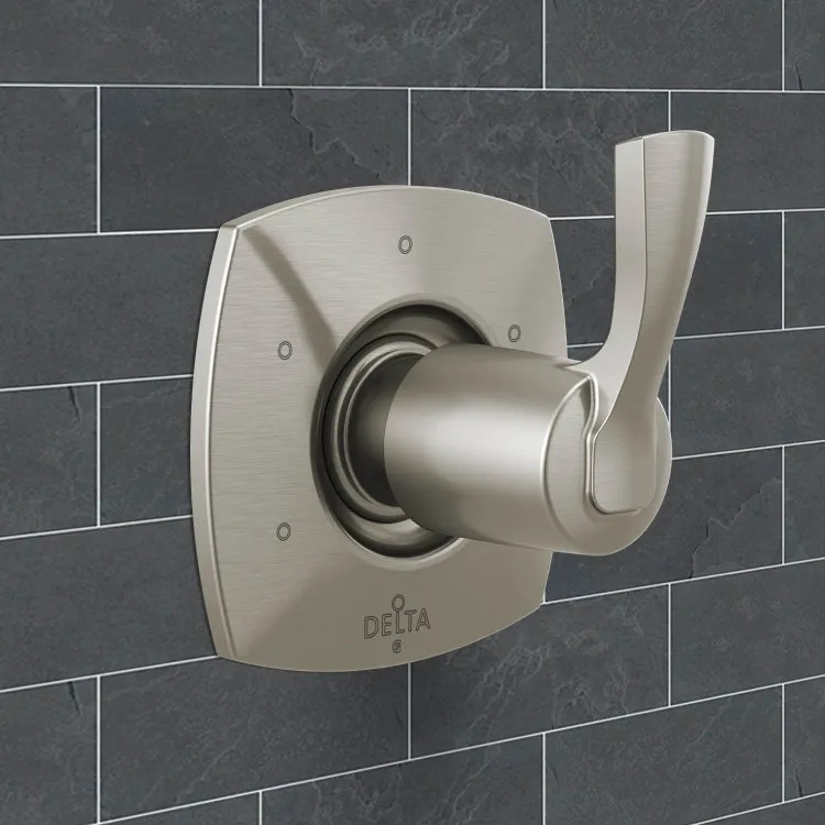Delta Stryke Diverter Trim With Six Function, Single Lever Handle, ADA, Lumicoat Stainless - T11976-SS-PR