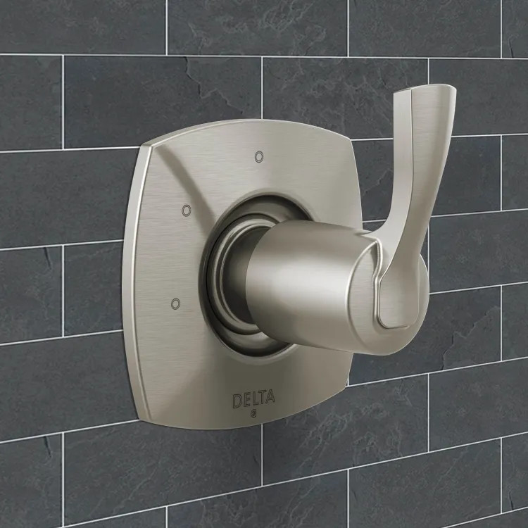 Delta Stryke Diverter Trim With Three Function, Single Lever Handle, ADA, Lumicoat Stainless - T11876-SS-PR