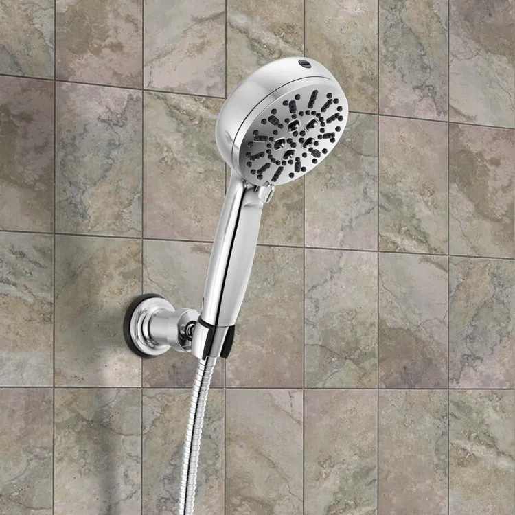 Delta 7 Setting Hand Shower, H2Okinetic, ProClean, Touch-Clean, 1.75 GPM, Lumicoat Chrome - 59584-PR-PK